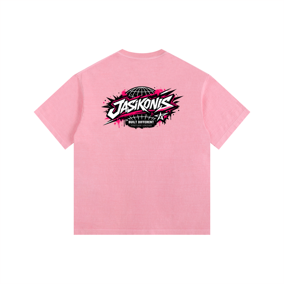 Vintage Washed Oversized Cotton T-Shirt